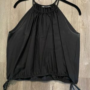Zara black XS top